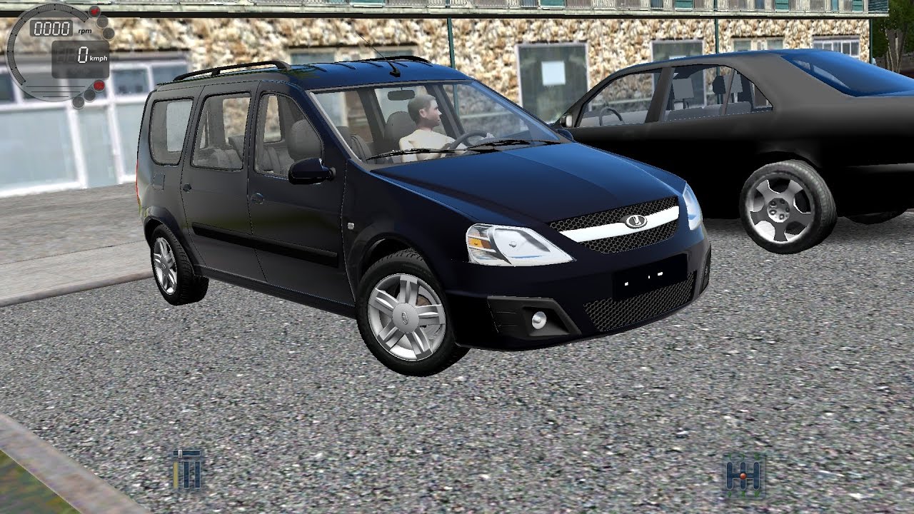 Ларгус city car driving