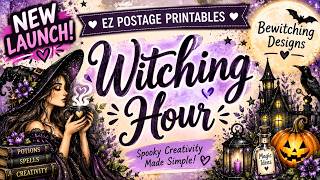 NEW! EZ Postage Printable : Witching Hour News