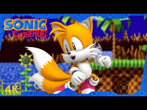 Sonic Mania Plus ⁴ᴷ Full Playthrough (All Chaos Emeralds, Tails gameplay) 