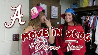 MOVE IN VLOG + DORM TOUR | University of Alabama Paty Hall