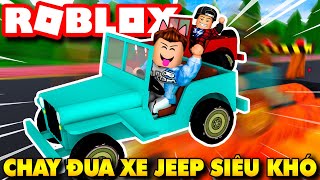 Roblox | CÙNG VAMY ĐUA XE JEEP VƯỢT ĐỊA HÌNH SIÊU KHÓ VÀ ỨC CHẾ - The Jeep Obby Challenge | KiA Phạm screenshot 5