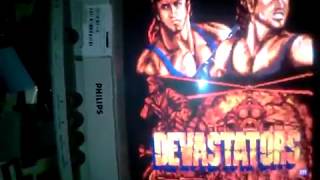 KONAMI DEVASTATORS ORIGINAL ARCADE PCB ATTRACT MODE / REPAIR