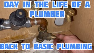 Back to Basic Plumbing jobbing  Day In the life of a plumber