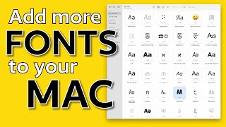 How to Add More Fonts to Your Mac