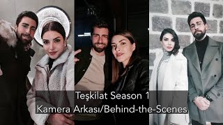 Teşkilat Season 1 - Kamera Arkası/Behind-the-Scenes - Çağlar Ertuğrul, Deniz Baysal