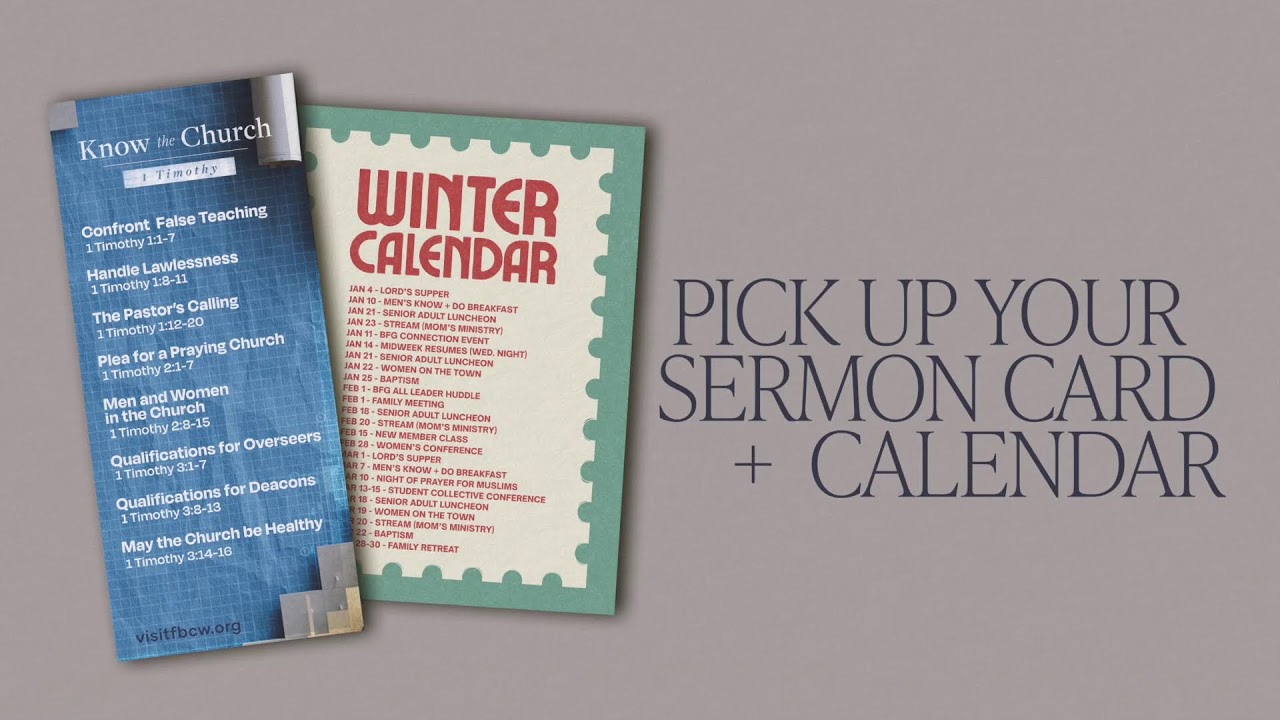 Confront False Teaching | Traditional Service | 1 Timothy 1:7