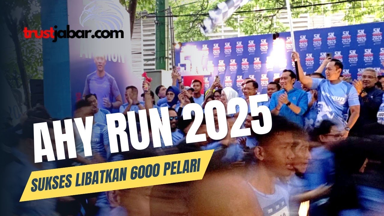 6000 Pelari Ikuti AHY Run 2025