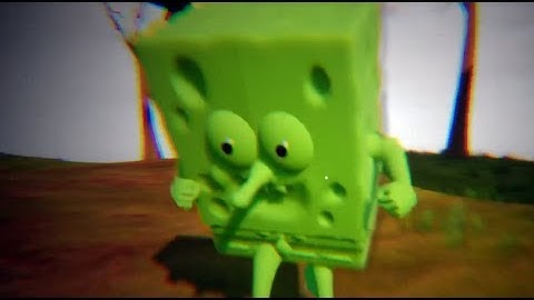 PAINTING SPONGEBOB GREEN | Hello Neighbor Mod