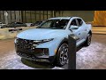 2023 HYUNDAI Santa Cruz Limited &#39;Blue Stone/Black&#39; EXTERIOR/INTERIOR Walkaround in 4K