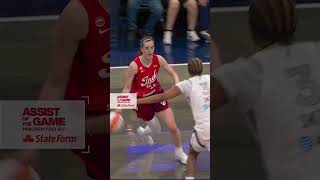 BEAUTIFUL FIND from Caitlin Clark to Kelsey Mitchell is Tonight's State Farm Assist of the Game 🔥