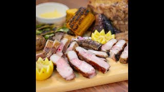 FRIEDEN STYLE BBQvoi 2 やまと豚骨付きロース肉と骨付きバラ肉のBBQ