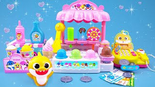 7 Minutes Satisfying with Unboxing Cute Pink Ice Cream Store Cash Register ASMR | Review Toys