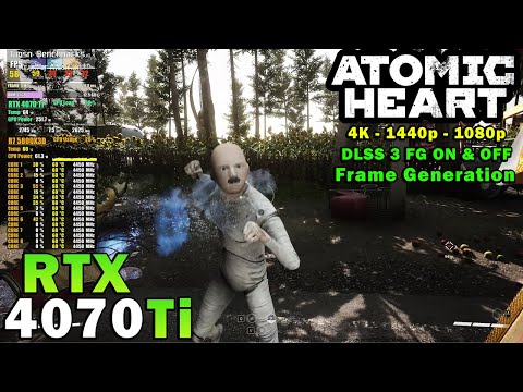 Atomic Heart | RTX 4070 Ti | R7 5800X3D | 4K - 1440p - 1080p | Max Settings | DLSS 3.0 FG ON & OFF