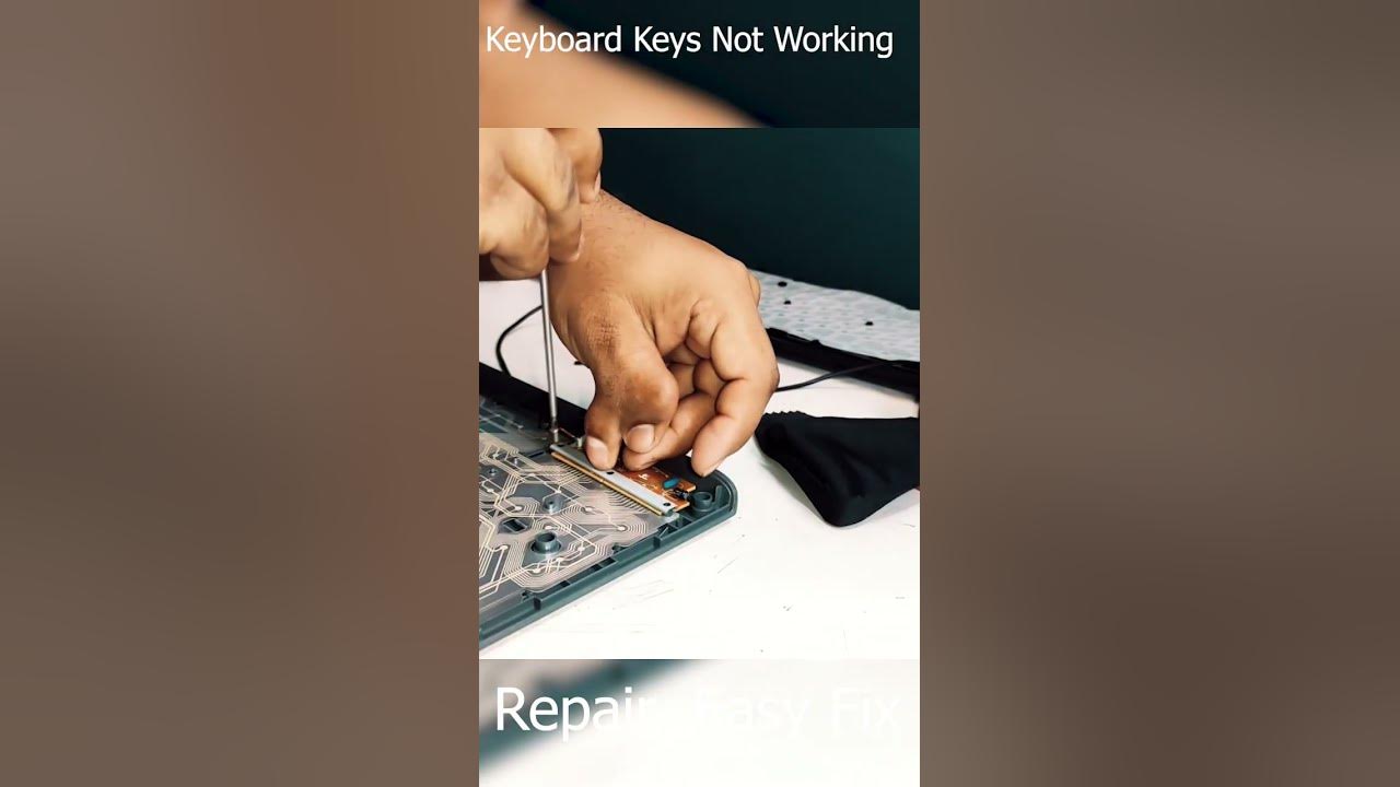 Repair logitech keyboard keys not working circuit board easy fix youtube