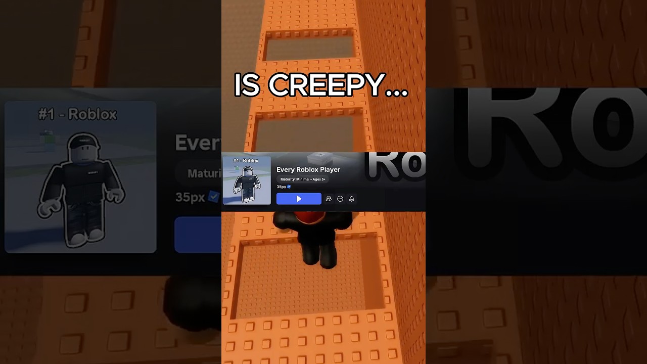 THIS GAME IS CREEPY.. 😱❌ #roblox #relatable #shorts