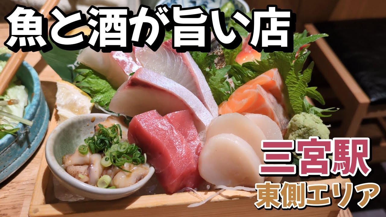 神戸・三宮【魚と酒が旨い店】間違いない3店舗！！【魚つばき・とっつあん・ビストロvinvin】