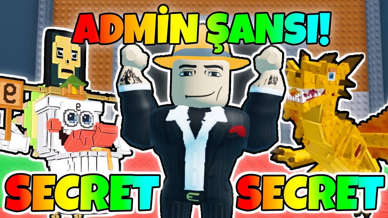 ADMİN ŞANSIYLA 20 SECRET ÇIKARTTIM! 😱 | Steal a Brainrot Türkçe