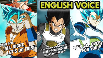 GLOBAL! JACO + SSB GOKU/VEGETA ENGLISH INTRO, SUPERS, ACTIVE SKILL! Dragon Ball Z Dokkan Battle