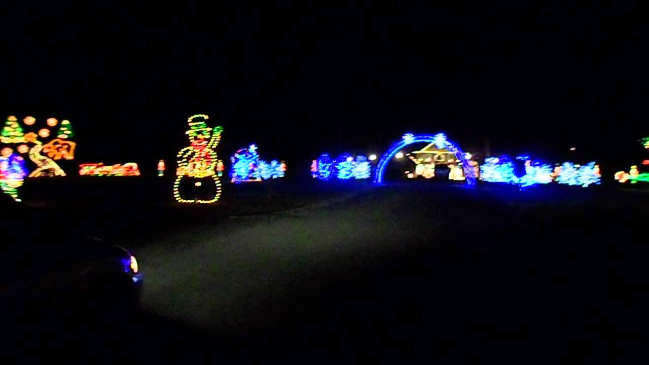 Christmas Lights in Camp Sibert Attalla Alabama Dec 2013 YouTube