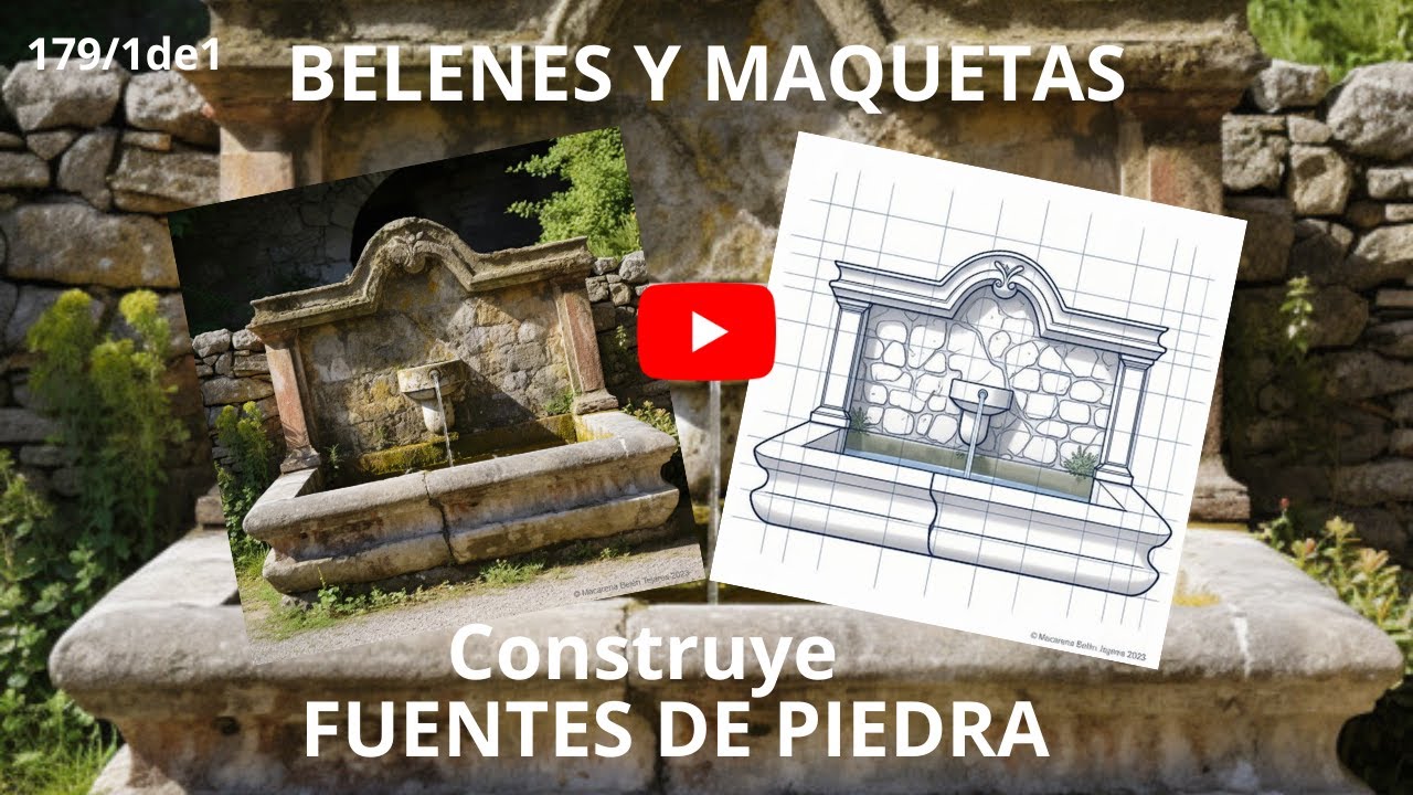 179/1de1 Fuentes Rusticas en callejones.