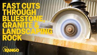 Cut Bluestone, Granite & More with Kango Segmented Diamond Blades