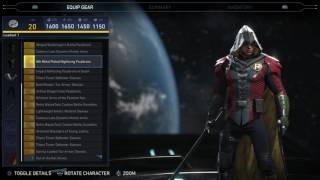 Injustice 2  Robin Epic Gear Showcase/ Special Moves