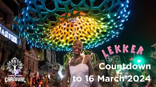 Cape Town Carnival 2024 Lekker Count Down Day 15