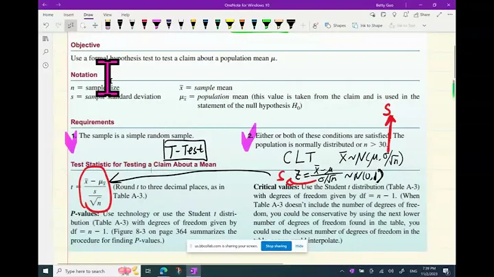 8 3 Testing A Claim about a Mean 110223