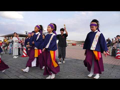 聯坊童子（2018横浜よさこい祭り・赤レンガパーク会場）