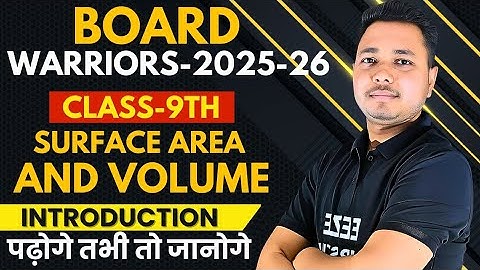 Surface Area and Volume - Right Circular Cone | Class 9th CBSE Board