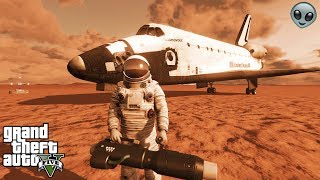 GTA 5 - I Went to MARS With Michael (secret space mission)
