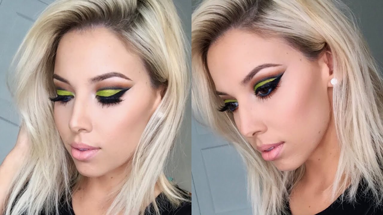 Image result for Neon Green Cut Crease QUICK TUT | LUSTRELUX