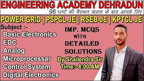 LEC-14, ELECTRONICS, IMP. MCQ