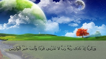 ما تيسر من سورة الانبياء للقارئ ابراهيم الهبطي