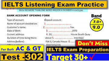 IELTS Listening Practice Test 2023 with Answers [Real Exam - 302 ]