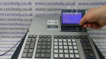 How To Save Sales Data To SD Card Casio SR-C4500