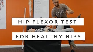 Tight hip flexor test - anatomy of tight hips and how to do the thomas test PROPERLY