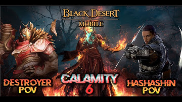 Black Desert Mobile – New Black Shrine - Jigwi | Calamity 6 – Destroyer and Hashashin POV
