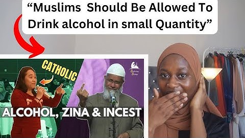 “Muslims Should Be Allowed To Drink alcohol in small Quantity”|Dr Zakir Naik #reaction #revertreacts