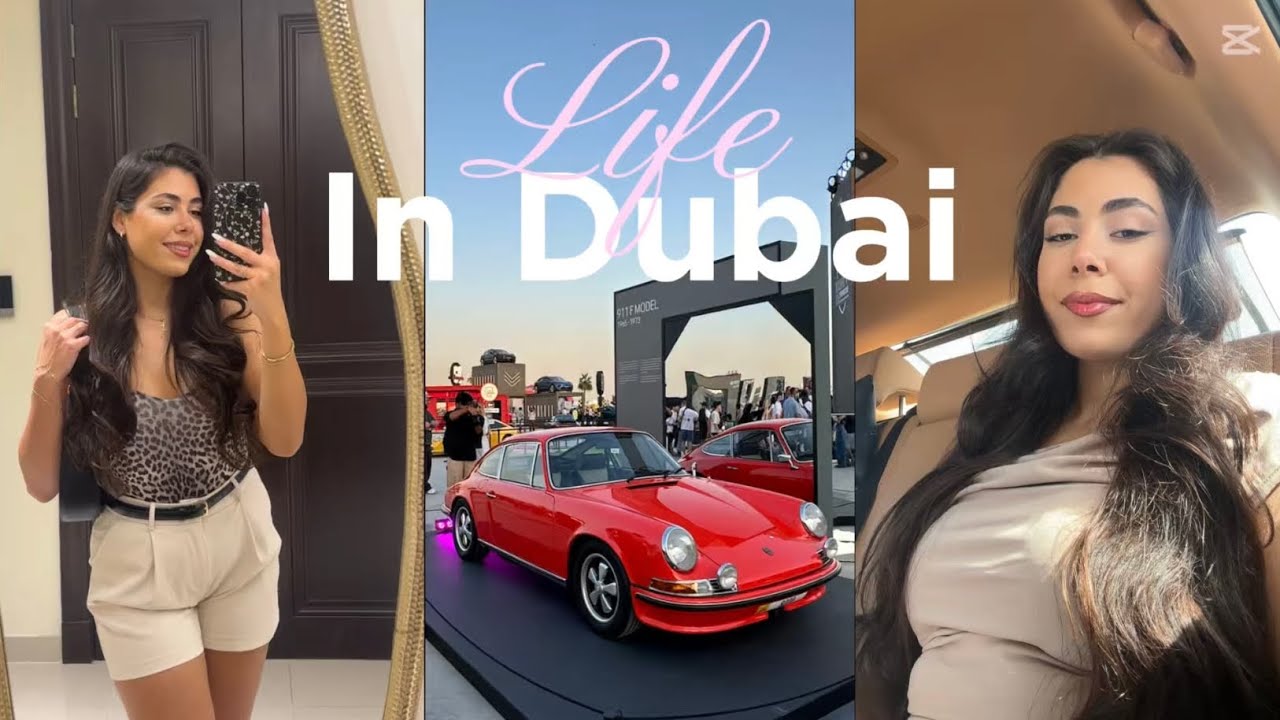 Life in Dubai! Self-Care💇🏻‍♀️, Porsche Event✨, Makeup Unboxing💄, Shopping🛍️ , & More!🔥