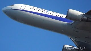 All Nippon Airways (ANA) Boeing 767-300ER (JA612A) takeoff from KIX/RJBB (Kansai) RWY 06R