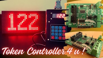 Token Display kaise banaye ? Make Your Own Token Number System using P10 LED Board & Matrix Keypad
