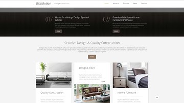Furniture Responsive Website Template - 49338