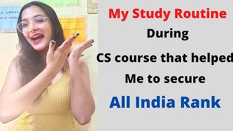 My Study Routine during my CS journey that helped me to secure All India Rank|Neha Patel#mission20k