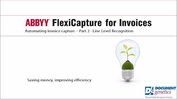 Abbyy FlexiCapture for Invoices Demo - Part 2