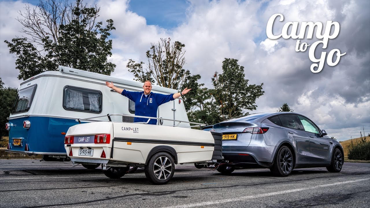Caravan achter je elektrische auto? Dit scheelt het als je een vouwwagen kiest - Camp to Go