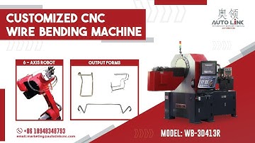 3D CNC Wire Bending Machine | WB-3D413R | Available on Alibaba and Made in China