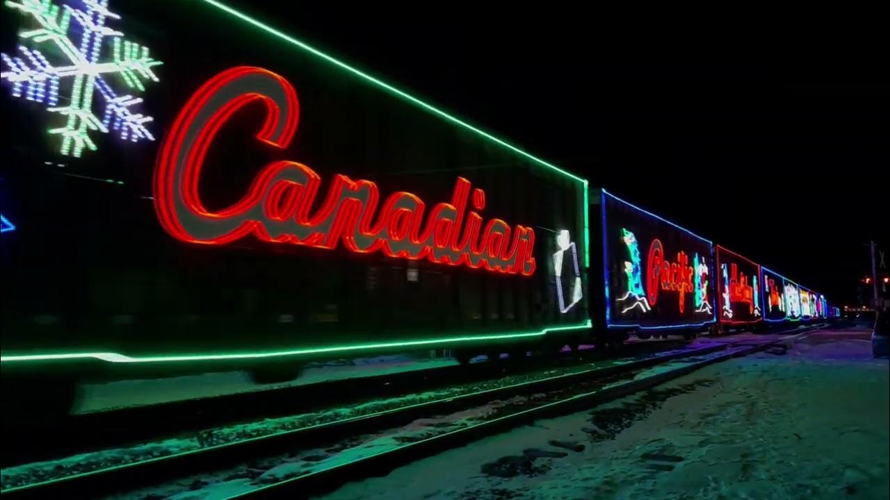 Canadian Pacific Holiday Train 2022 arrives in Winnipeg, Manitoba