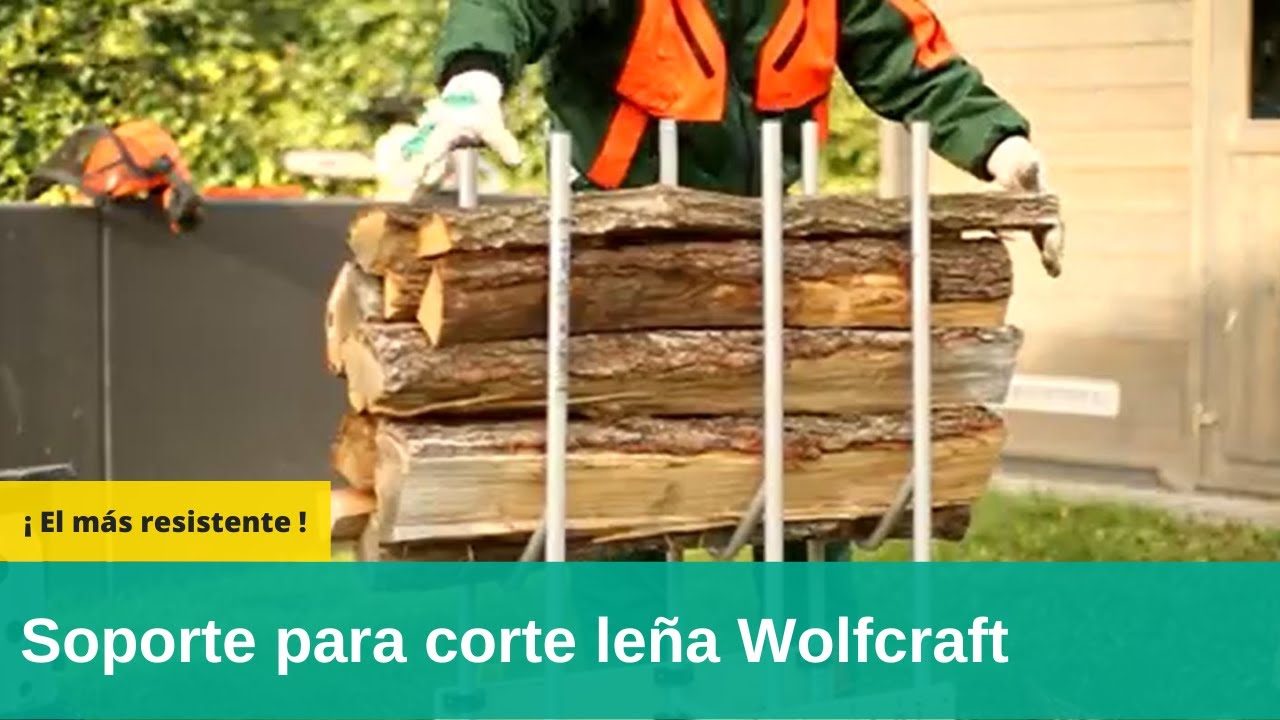 Soporte para cortar leña con motosierras ¡ El más resistente ! - YouTube