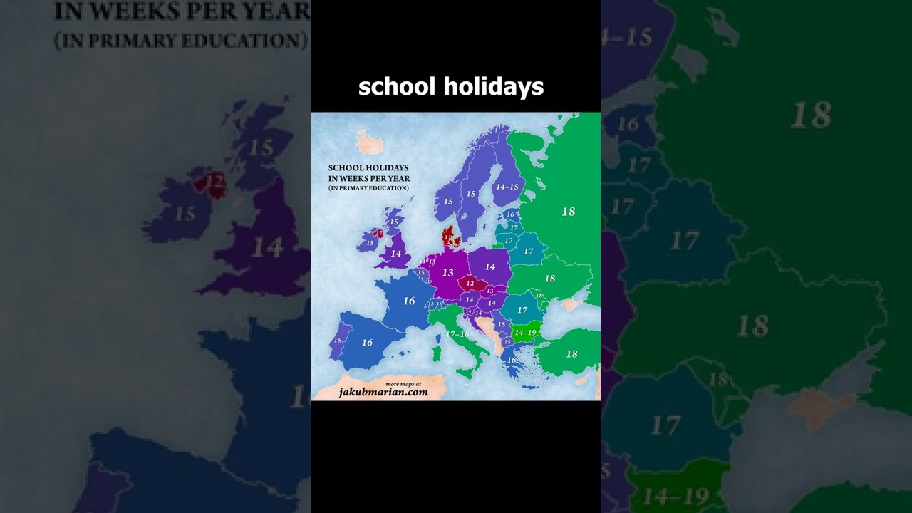 How Many School Holidays Do You Have YouTube